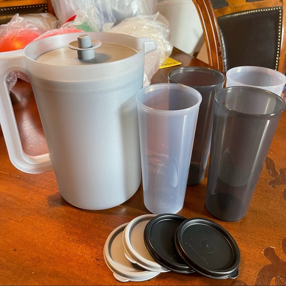 Tupperware Other - Tupperware Pitcher and Tumblers Set